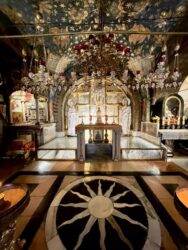 Israel, Jerusalem - The Church of the Holy Sepulchre, Calvary (Golgotha) - the site of Jesus’ crucifixion.