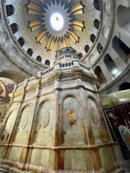 Israel, Jerusalem - The Church of the Holy Sepulchre, the tomb of Jesus of Nazareth