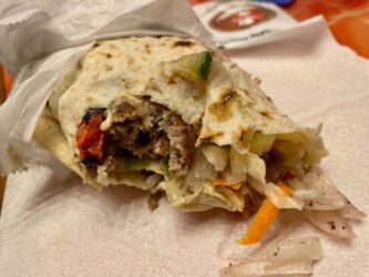 Israel, Jerusalem - Shawarma wrap