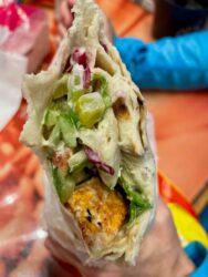 Israel, Jerusalem - Falafel wrap