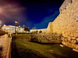Israel, Jerusalem - Old city walls