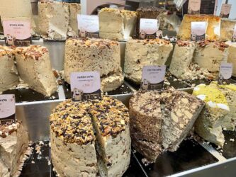 Israel, Jerusalem - Machane Yehuda Market, halva