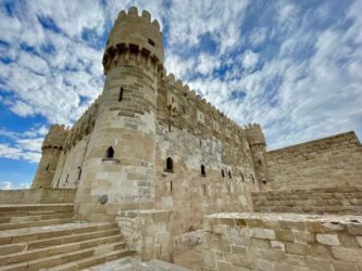 Egypt, Alexandria - Fort Qaitbey, once the site of the mighty Pharos Lighthouse