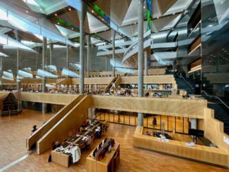Egypt, Alexandria - The Bibliotheca Alexandrina