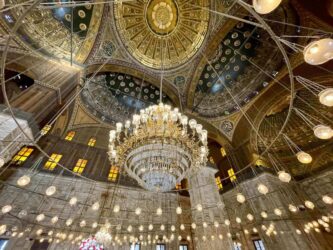 Egypt, Cairo - The Great Mosque of Muhammad Ali Pasha or Alabaster Mosque
