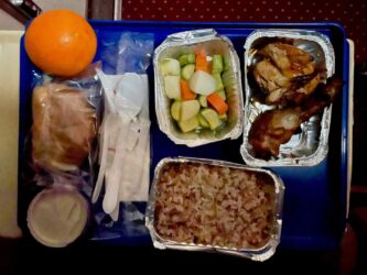 Egypt, Aswan - The night train dinner