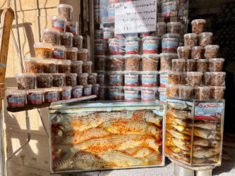 Egypt, Aswan - Pickled fish