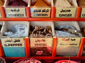 Egypt, Aswan - Aswan Souk, known as Sharia as-Souq