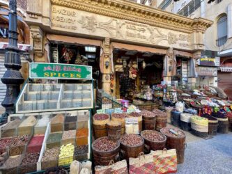 Egypt, Aswan - Aswan Souk, known as Sharia as-Souq