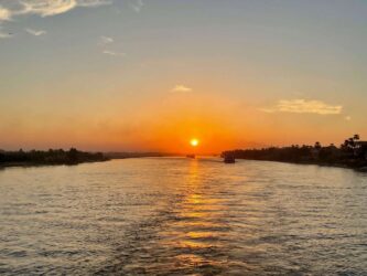 Egypt, Nile - Sunset
