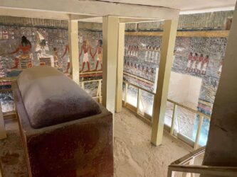 Egypt, Luxor - Valley of the Kings, tomb of Rameses I