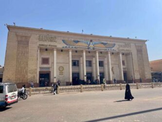 Egypt, Luxor - Train station
