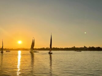 Egypt, Nile - Feluccas