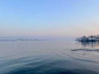 Egypt, Nile - The morning fog