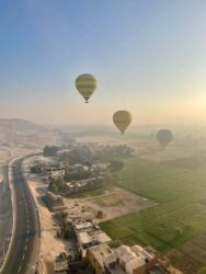 Egypt, Luxor - Hot air balloons over the Valley of the Kings