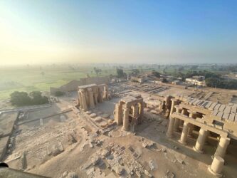 Egypt, Luxor - Hot air balloon ride over the Valley of the Kings