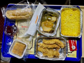 Egypt, Cairo - The night train dinner