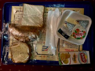 Egypt, Cairo - The night train breakfast