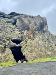 Iceland, Gígjagjá - Hjorleifshofdi Cave, known as Yoda Cave
