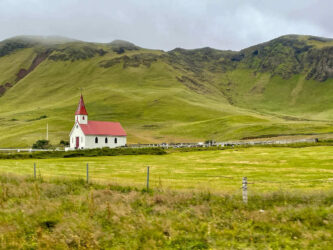 Iceland, Vik - Reyniskirkja Church