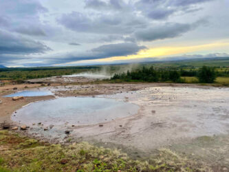 Iceland, Haukadalur - Geysir