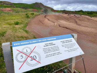 Iceland, Haukadalur - Geysir
