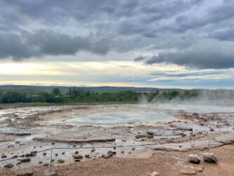 Iceland, Haukadalur - Geysir