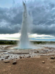 Iceland, Haukadalur - Geysir