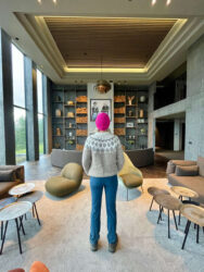 Iceland, Haukadalur - Hotel Geysir