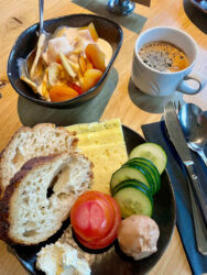 Iceland, Haukadalur - Breakfast