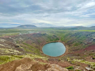 Iceland, Golden Circle - Kerið, a volcanic crater lake