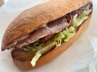 Iceland, Sveitarfélagið Árborg - Pork sandwich