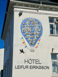 Iceland, Reykjavík – Hotel Leifur Eiriksson