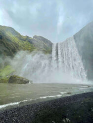 Iceland, Skogar - Skógafoss waterfall