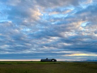 Iceland, Kirkjubæjarklaustur - View from our cottage