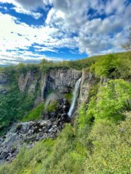 Iceland, Vatnajökull National Park - Skaftafell waterfall