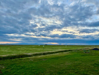 Iceland, Kirkjubæjarklaustur - View from our cottage