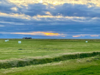 Iceland, Kirkjubæjarklaustur - View from our cottage