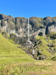Iceland, Kirkjubæjarklaustur - Systrafoss waterfall