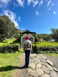 Iceland, Öræfi - Hofskirkja turf church