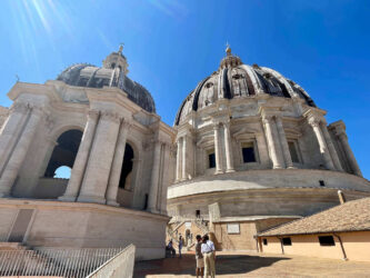 Vatican City, St. Peter’s Basilica - On the top of the roof