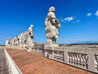 Vatican City, St. Peter’s Basilica - On the top of the roof