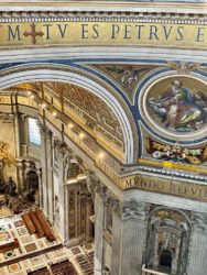 Vatican City, St. Peter’s Basilica - Mosaics inside the dome