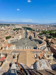 Vatican City, St. Peter’s Basilica - The view from the top of the dome