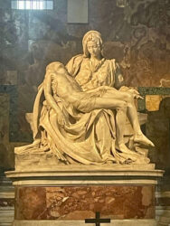 Vatican City, St. Peter’s Basilica - The Pietà, a sculpture by Michelangelo