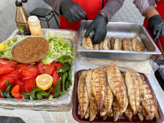 Turkey, Istanbul - Balık ekmek