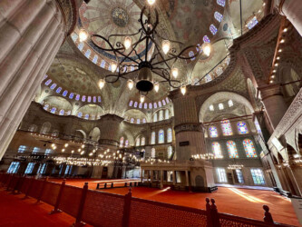 Turkey, Istanbul - The Blue Mosque (the Sultan Ahmed Mosque)