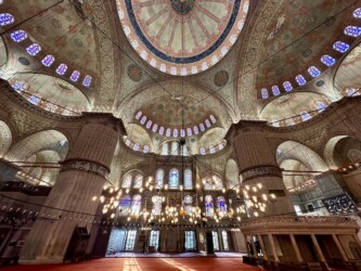Turkey, Istanbul - The Blue Mosque (the Sultan Ahmed Mosque)