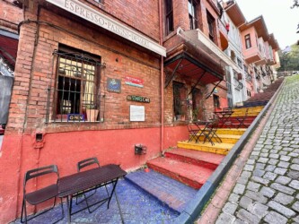 Turkey, Istanbul - Coloured Houses of Balat