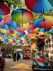 Turkey, Istanbul - Rainbow stairs